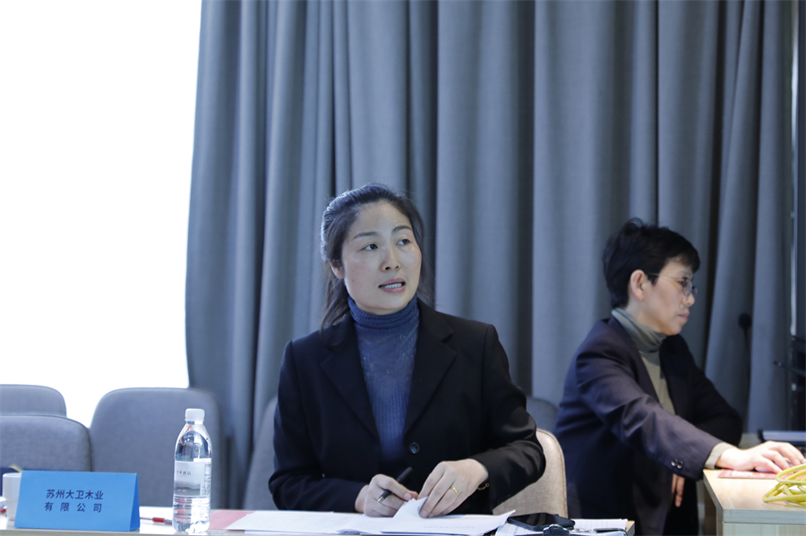 中国安博地板研发检测部总监喻立春